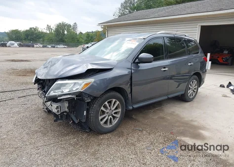 2014 Nissan Pathfinder Sv из США, поврежденный, VIN 5N1AR2MM0EC731497